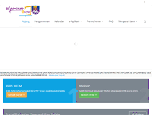 Tablet Screenshot of pengambilan.uitm.edu.my