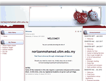 Tablet Screenshot of norizanmohamad.uitm.edu.my